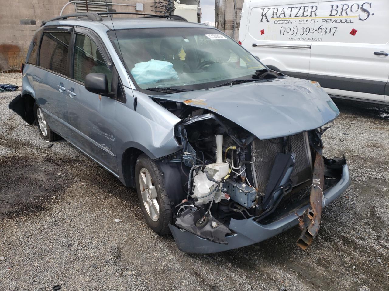 TOYOTA SIENNA CE 2007 with VIN 5TDZK23C57S034137 - Photo from auction