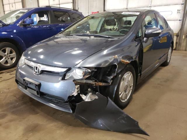 Photo 2 from auction – 2008 HONDA CIVIC HYBR with VIN JHMFA36268S009107