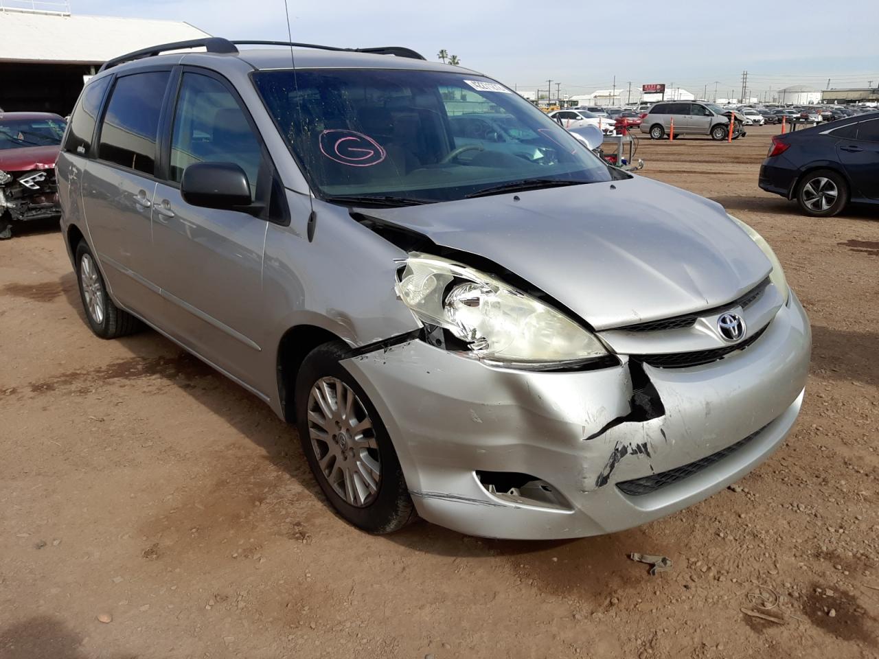 TOYOTA SIENNA CE 2010 with VIN 5TDKK4CC2AS303554 - Photo from auction