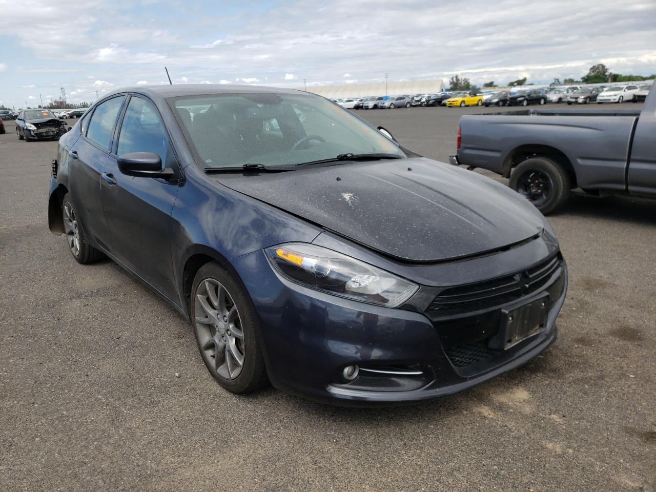 DODGE DART SXT 2013 with VIN 1C3CDFBA0DD345221 - Photo from auction