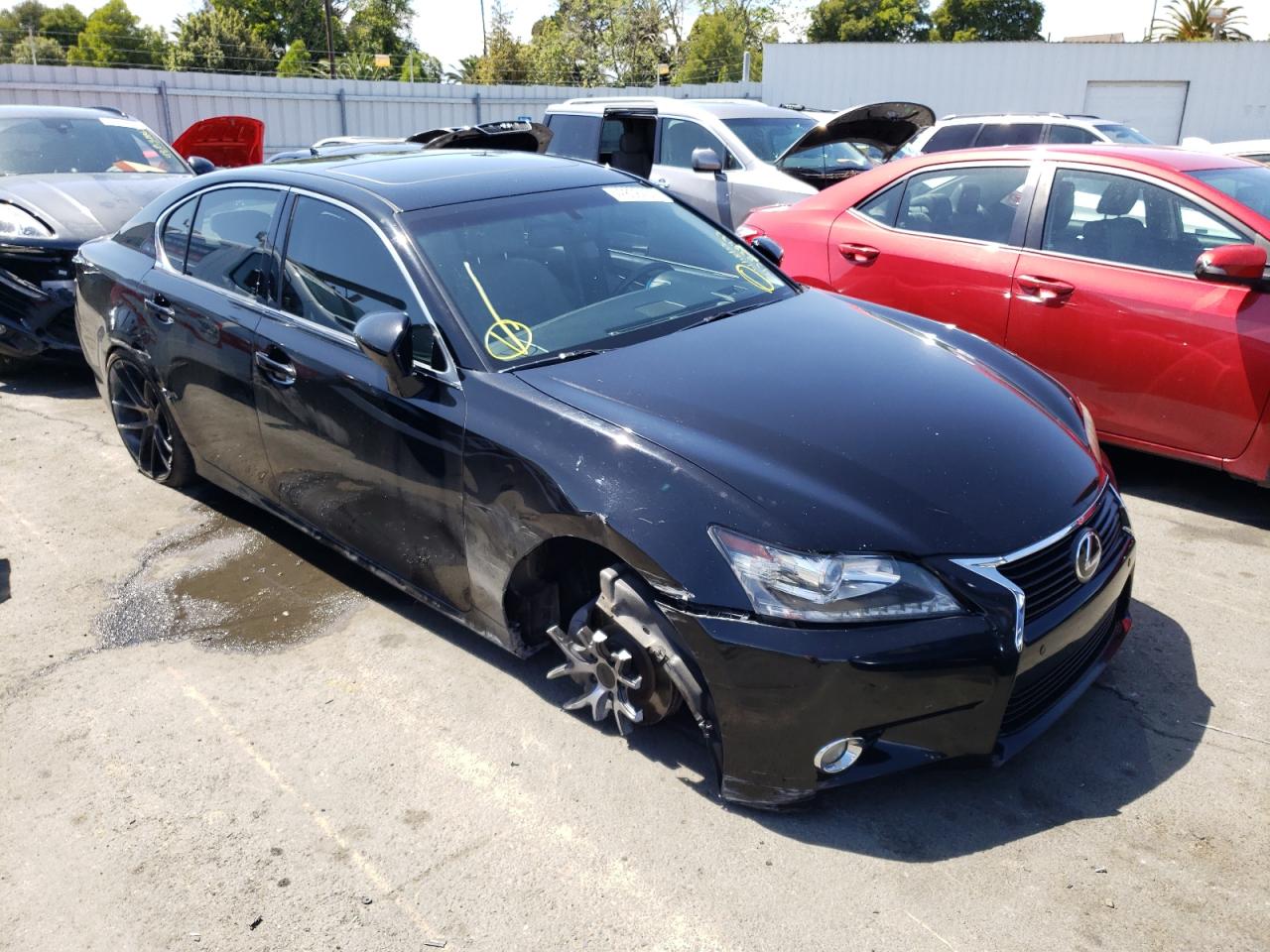 LEXUS GS 350 2013 with VIN JTHBE1BLXD5017757 - Photo from auction