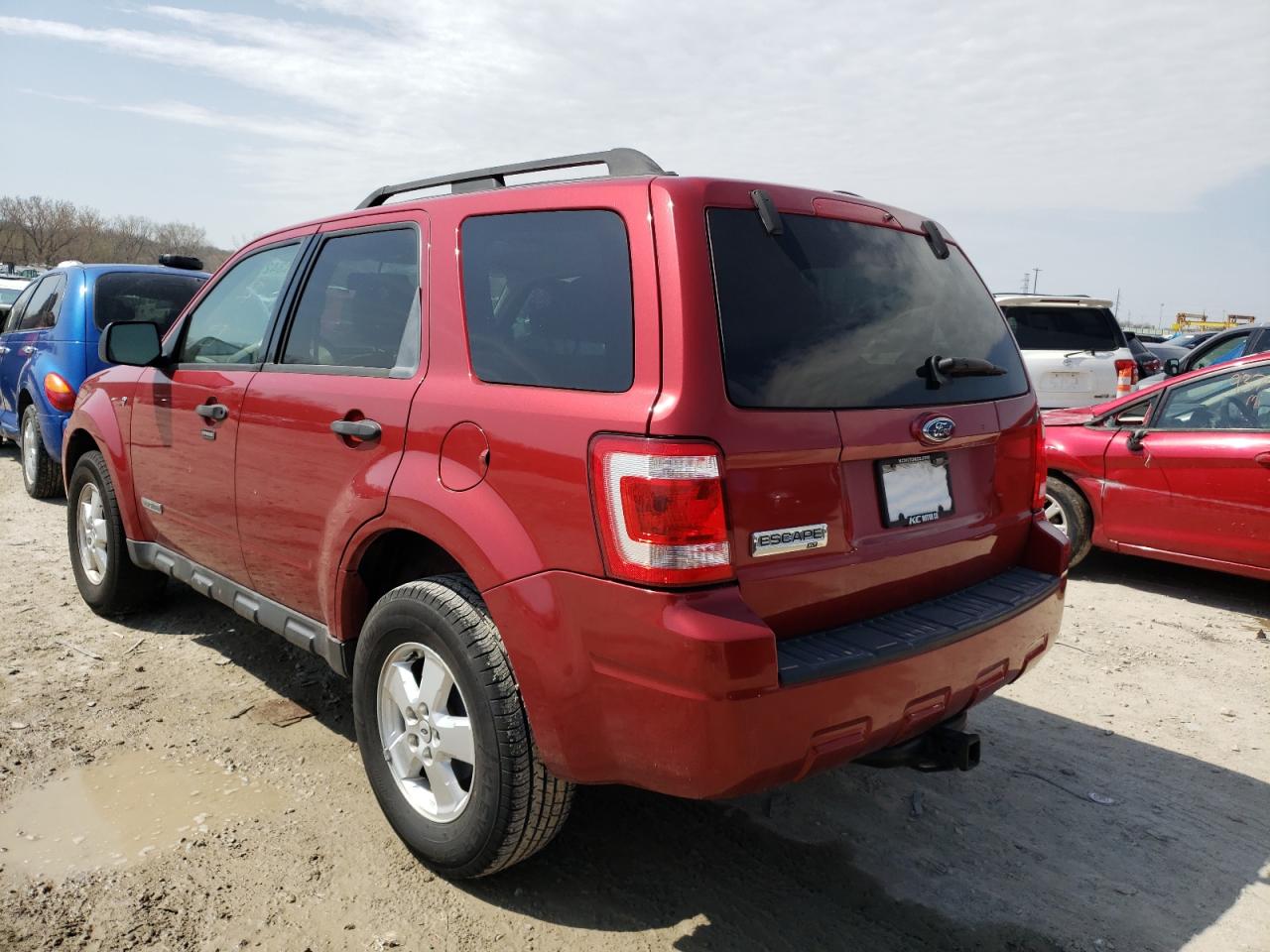 Photo 3 from auction – 2008 FORD ESCAPE XLT with VIN 1FMCU03108KE38597
