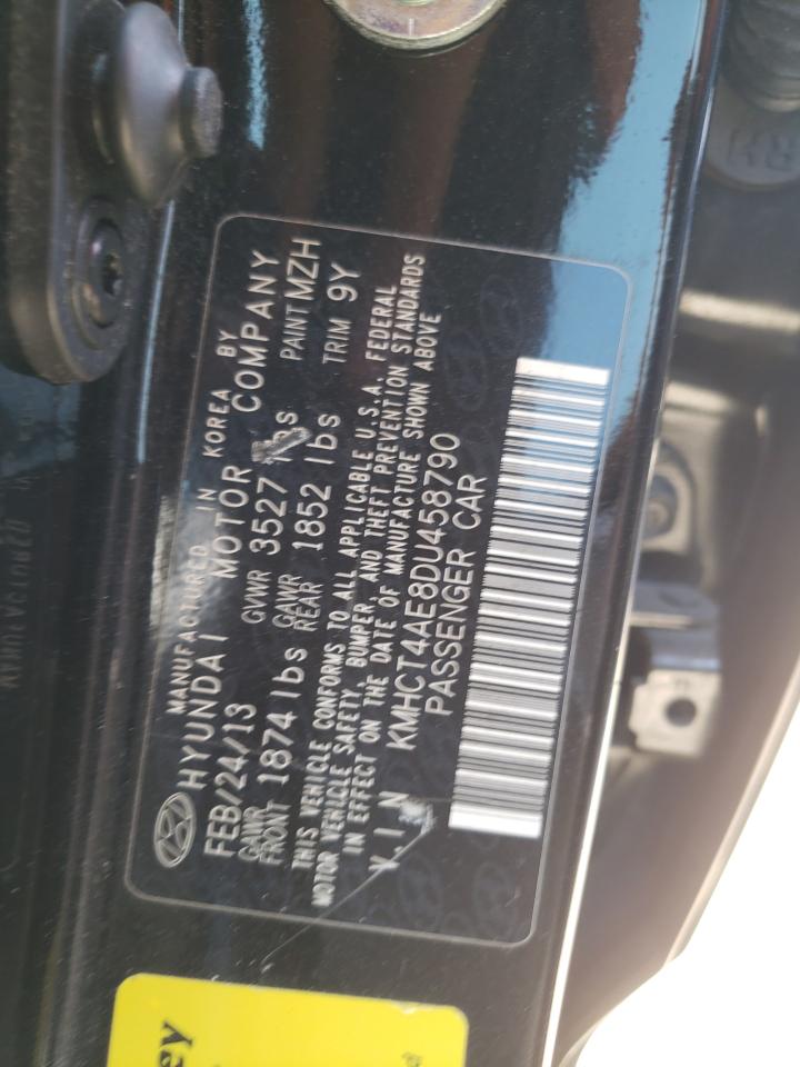 Photo 10 from auction – 2013 HYUNDAI ACCENT GLS with VIN KMHCT4AE8DU458790