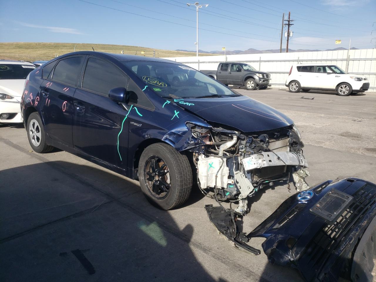 TOYOTA PRIUS 2012 with VIN JTDKN3DU9C1555780 - Photo from auction