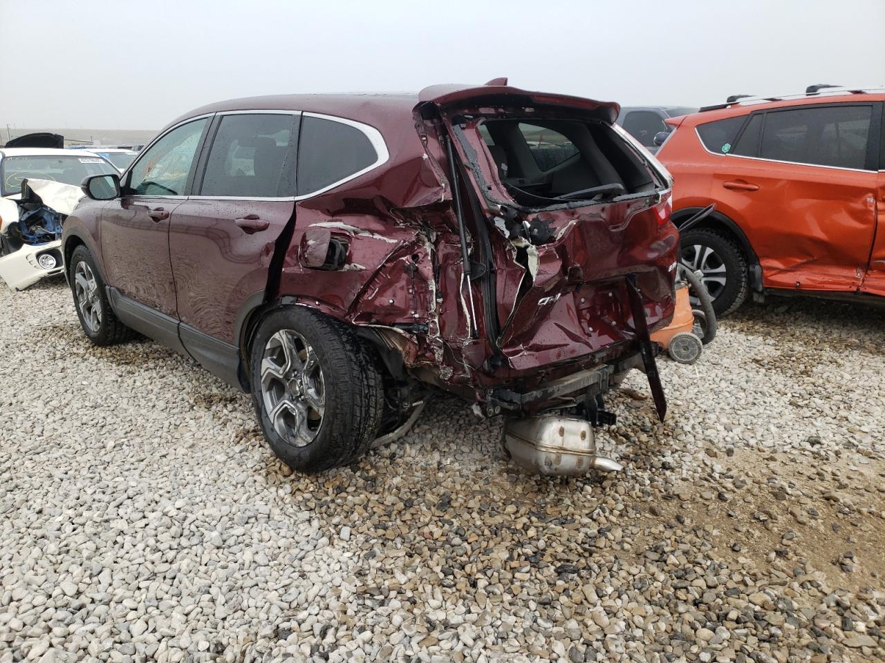 Photo 9 from auction – 2017 HONDA CR-V EX with VIN 2HKRW2H53HH677351