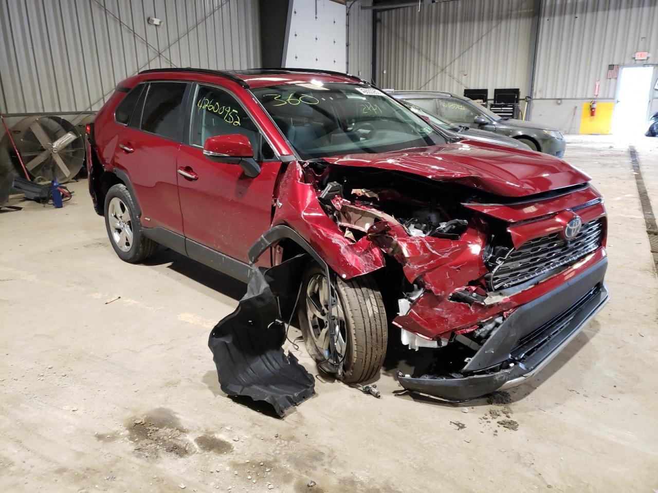 TOYOTA RAV4 LIMIT 2020 with VIN 4T3D6RFVXLU001213 - Photo from auction
