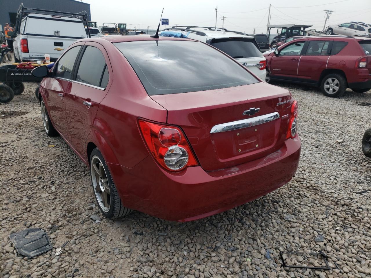 Photo 3 from auction – 2012 CHEVROLET SONIC LTZ with VIN 1G1JF5SB2C4168131