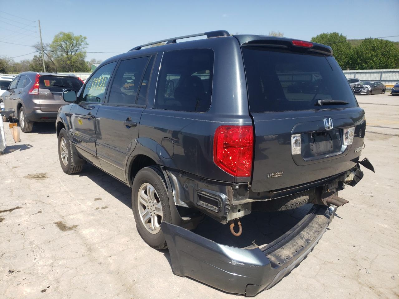 Photo 3 from auction – 2005 HONDA PILOT EX with VIN 5FNYF18405B067222