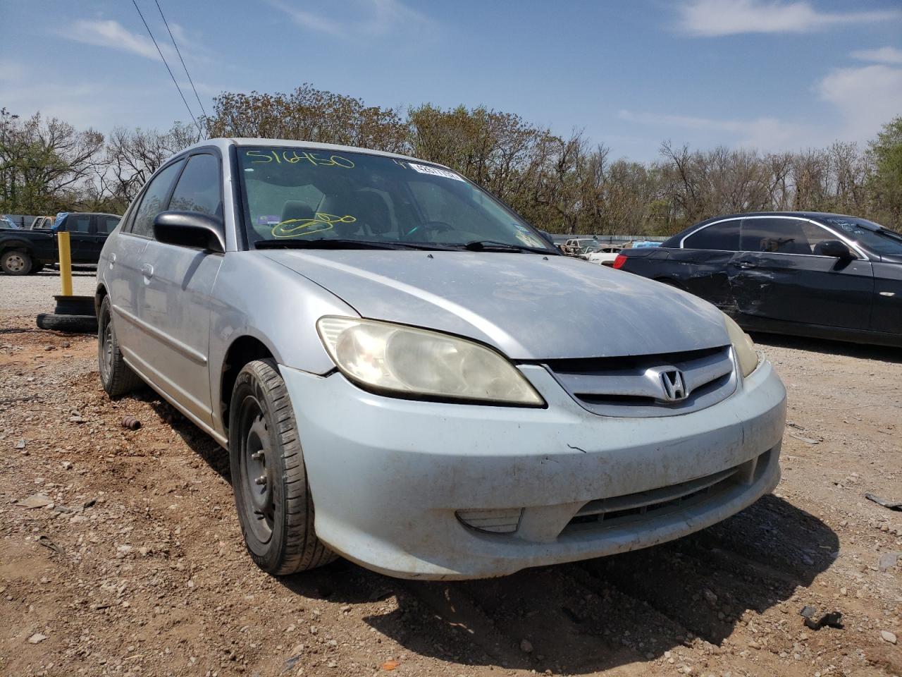 Photo 1 from auction – 2005 HONDA CIVIC LX with VIN 2HGES15535H516450
