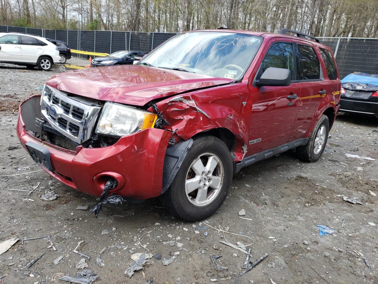 Photo 2 from auction – 2008 FORD ESCAPE XLT with VIN 1FMCU93138KB43403