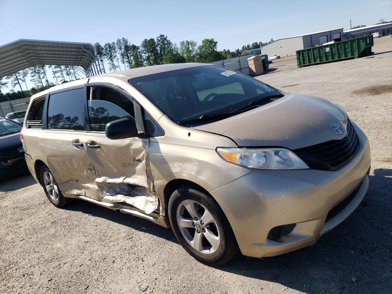 Foto 1 de la subasta – 2012 TOYOTA SIENNA con VIN 5TDZK3DC4CS190345