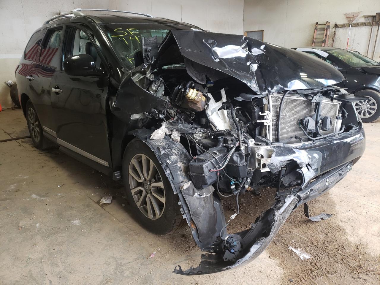NISSAN PATHFINDER 2014 with VIN 5N1AR2MM6EC648219 - Photo from auction