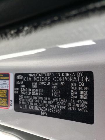 Photo 10 from auction – 2019 KIA SOUL with VIN KNDJN2A23K7692766