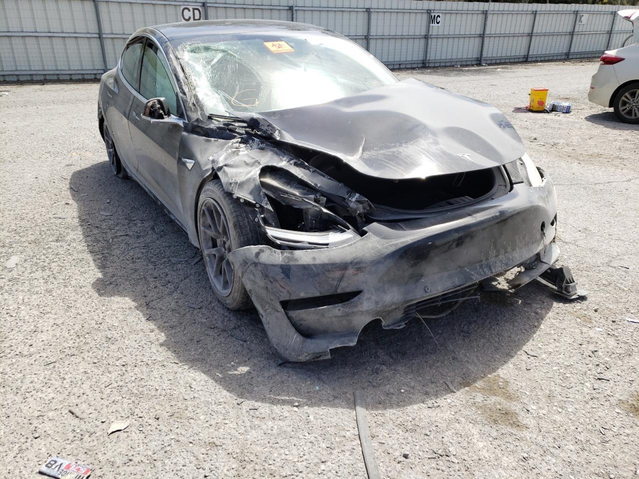 TESLA MODEL 3 2020 with VIN 5YJ3E1EB0LF744203 - Photo from auction