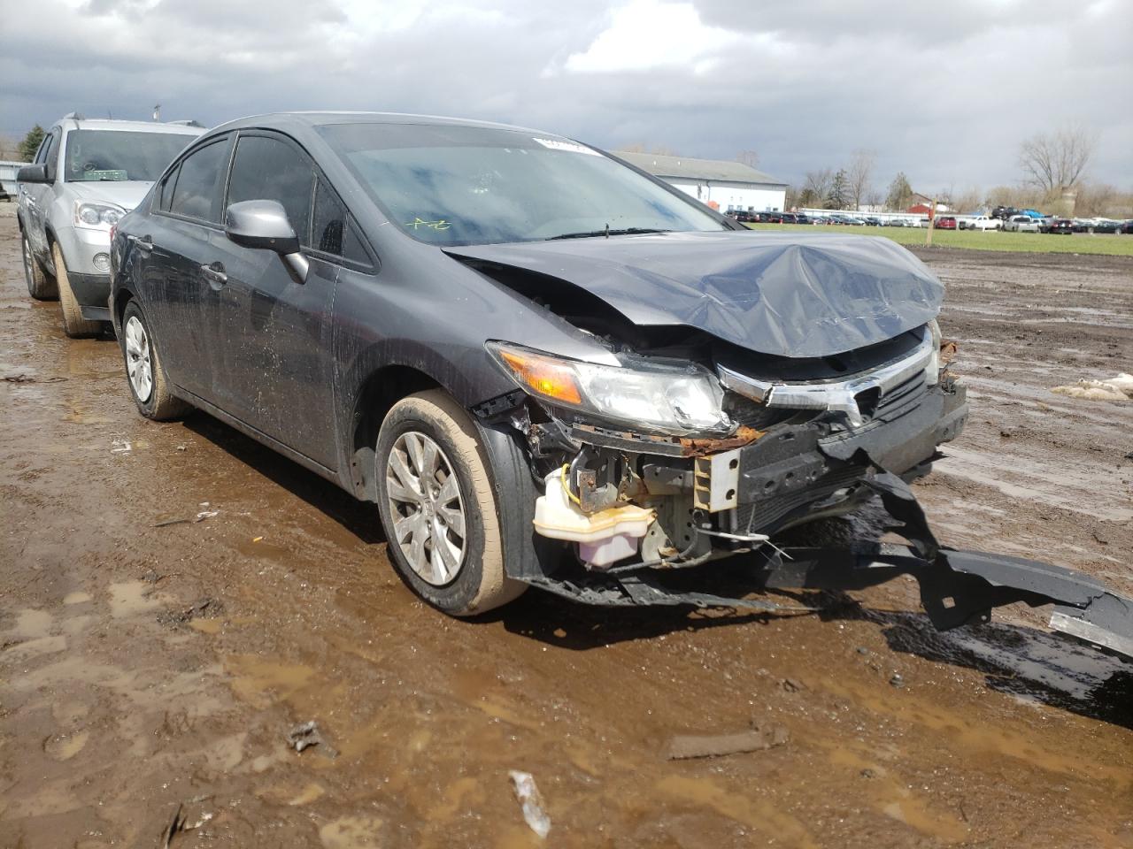 HONDA CIVIC LX 2012 with VIN 19XFB2F58CE102256 - Photo from auction