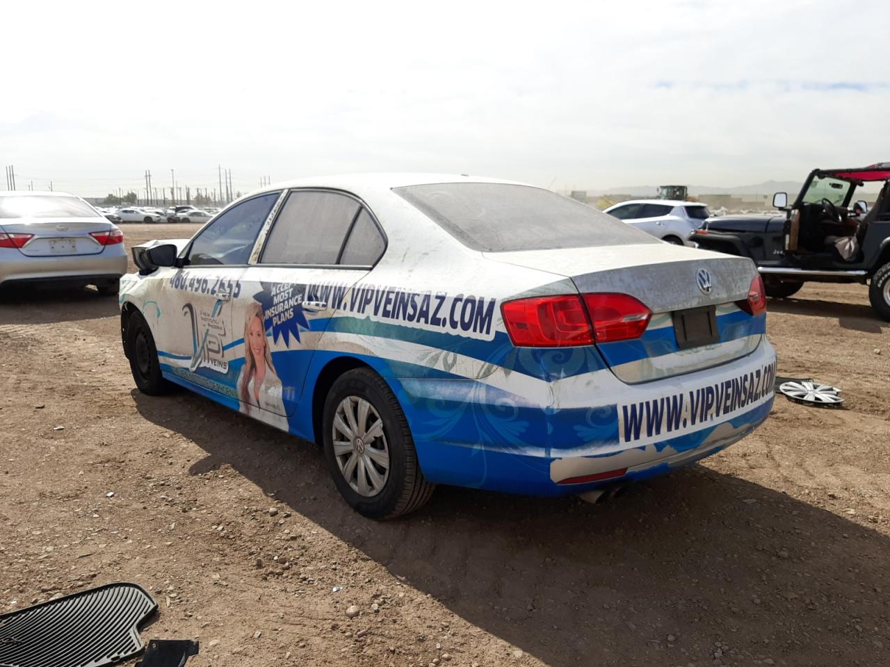 Photo 3 from auction – 2011 VOLKSWAGEN JETTA BASE with VIN 3VW2K7AJ6BM363029