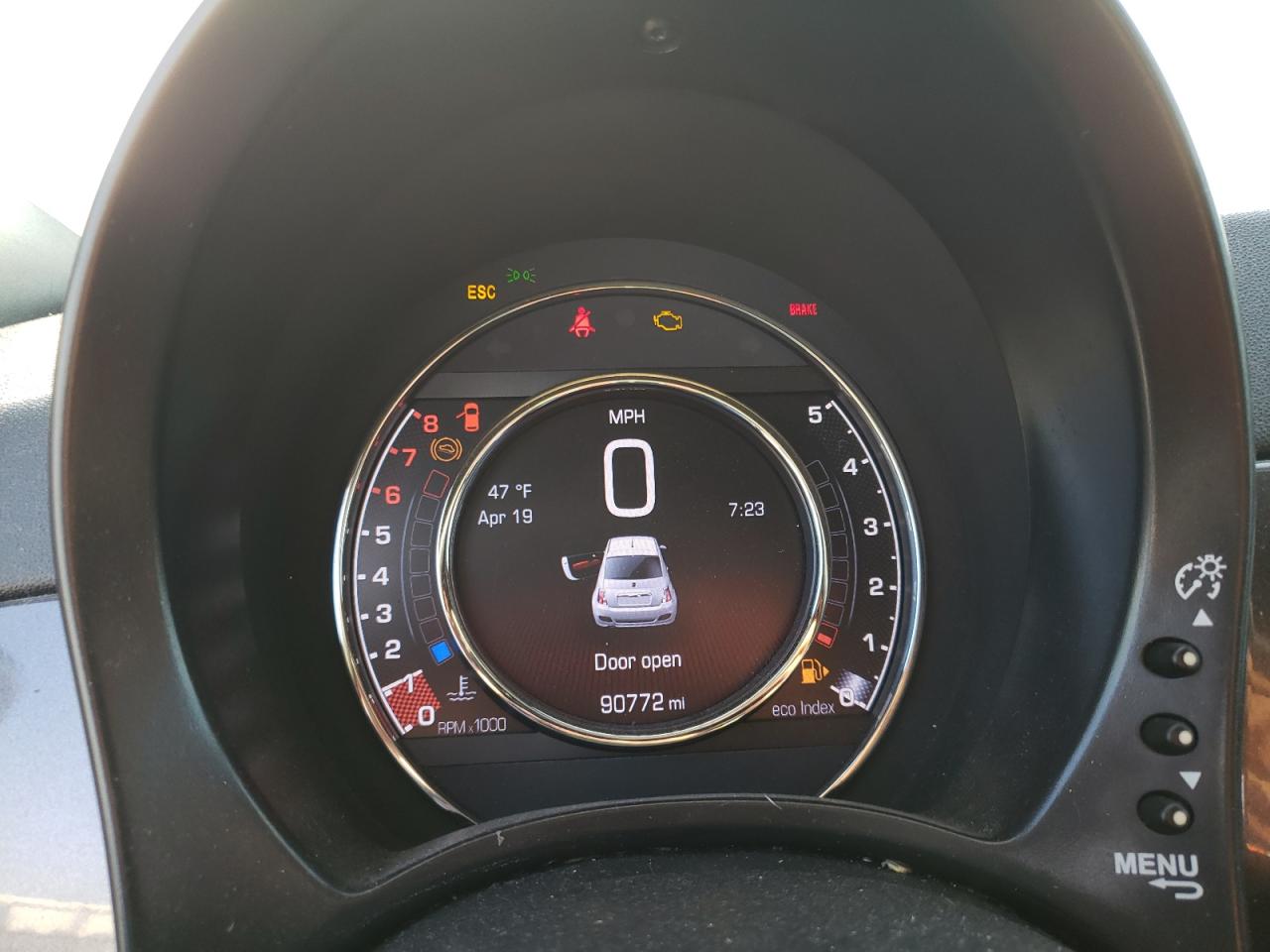 Photo 8 from auction – 2015 FIAT 500 SPORT with VIN 3C3CFFBR2FT500381