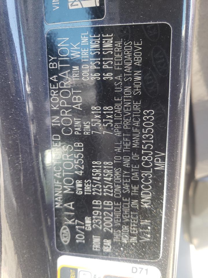 Photo 10 from auction – 2018 KIA NIRO EX with VIN KNDCC3LC8J5135033