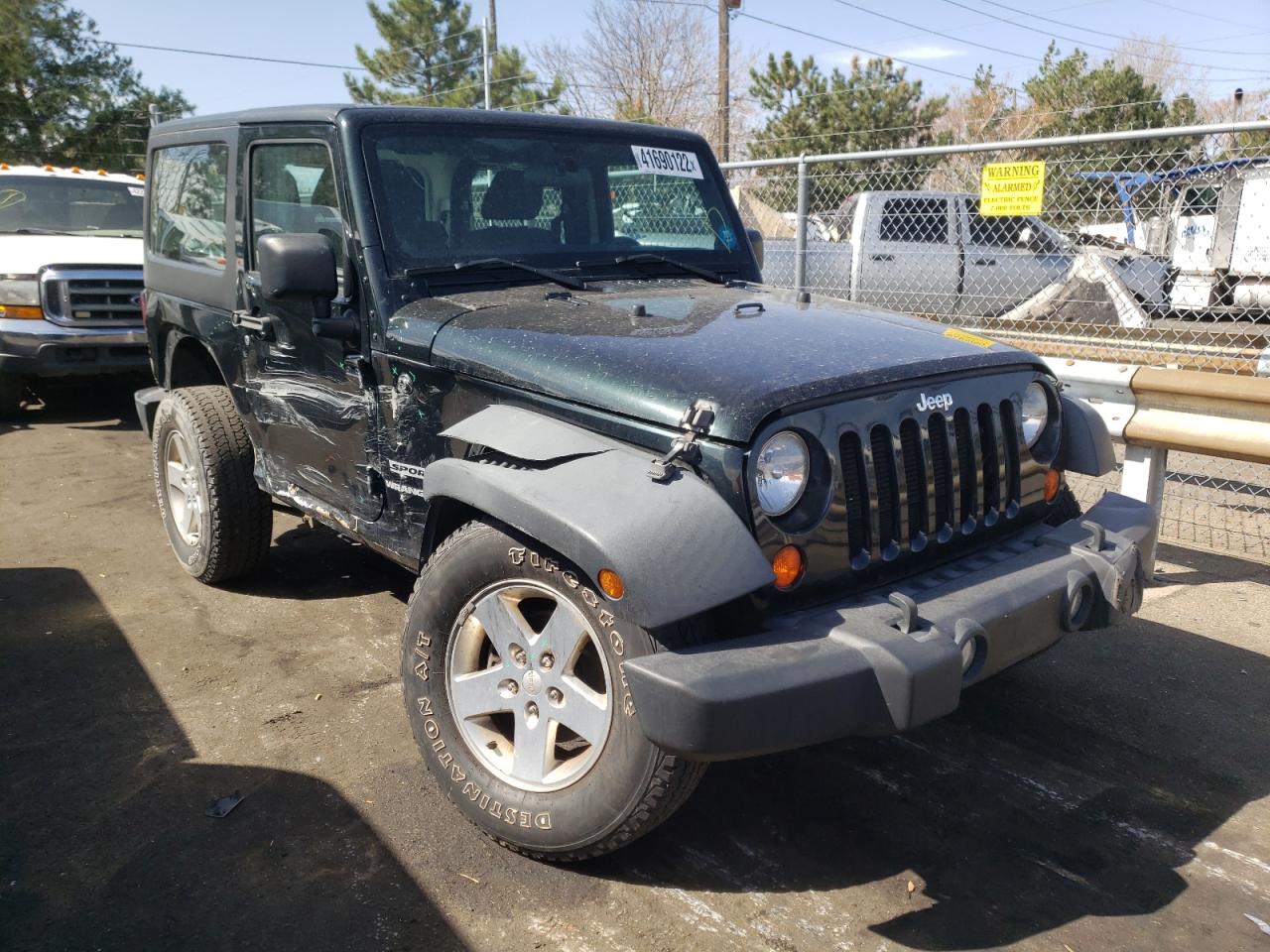 Photo 1 from auction – 2012 JEEP WRANGLER S with VIN 1C4AJWAG0CL185413