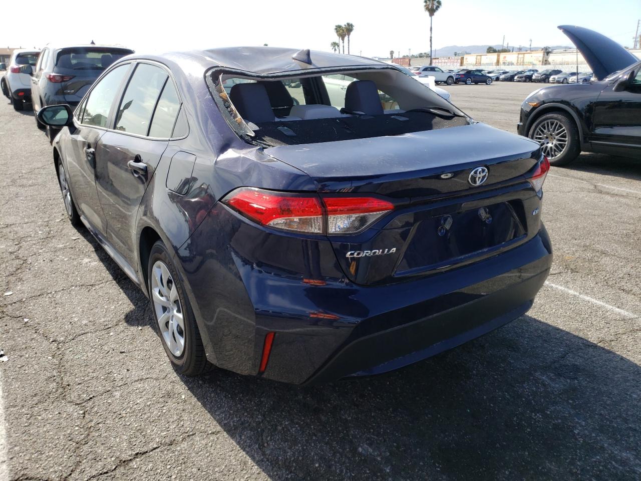 Photo 3 from auction – 2022 TOYOTA COROLLA LE with VIN JTDEPMAE4NJ204868