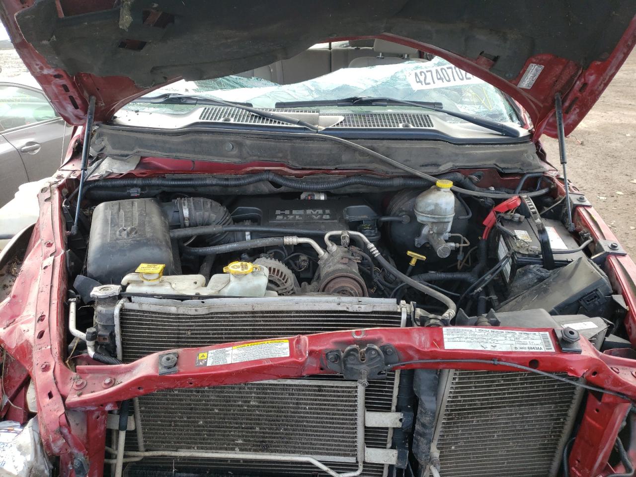 Photo 7 from auction – 2008 DODGE RAM 1500 S with VIN 1D7HU18278S550708
