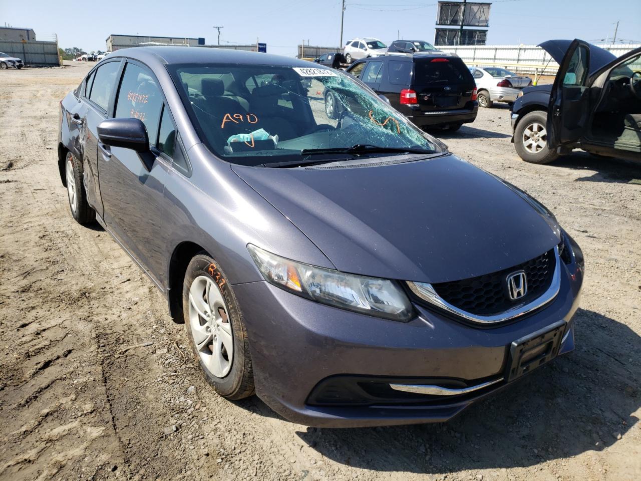 Photo 1 from auction – 2014 HONDA CIVIC LX with VIN 2HGFB2F59EH514808