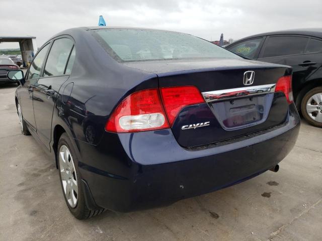 Photo 3 from auction – 2009 HONDA CIVIC LX with VIN 19XFA16579E032271