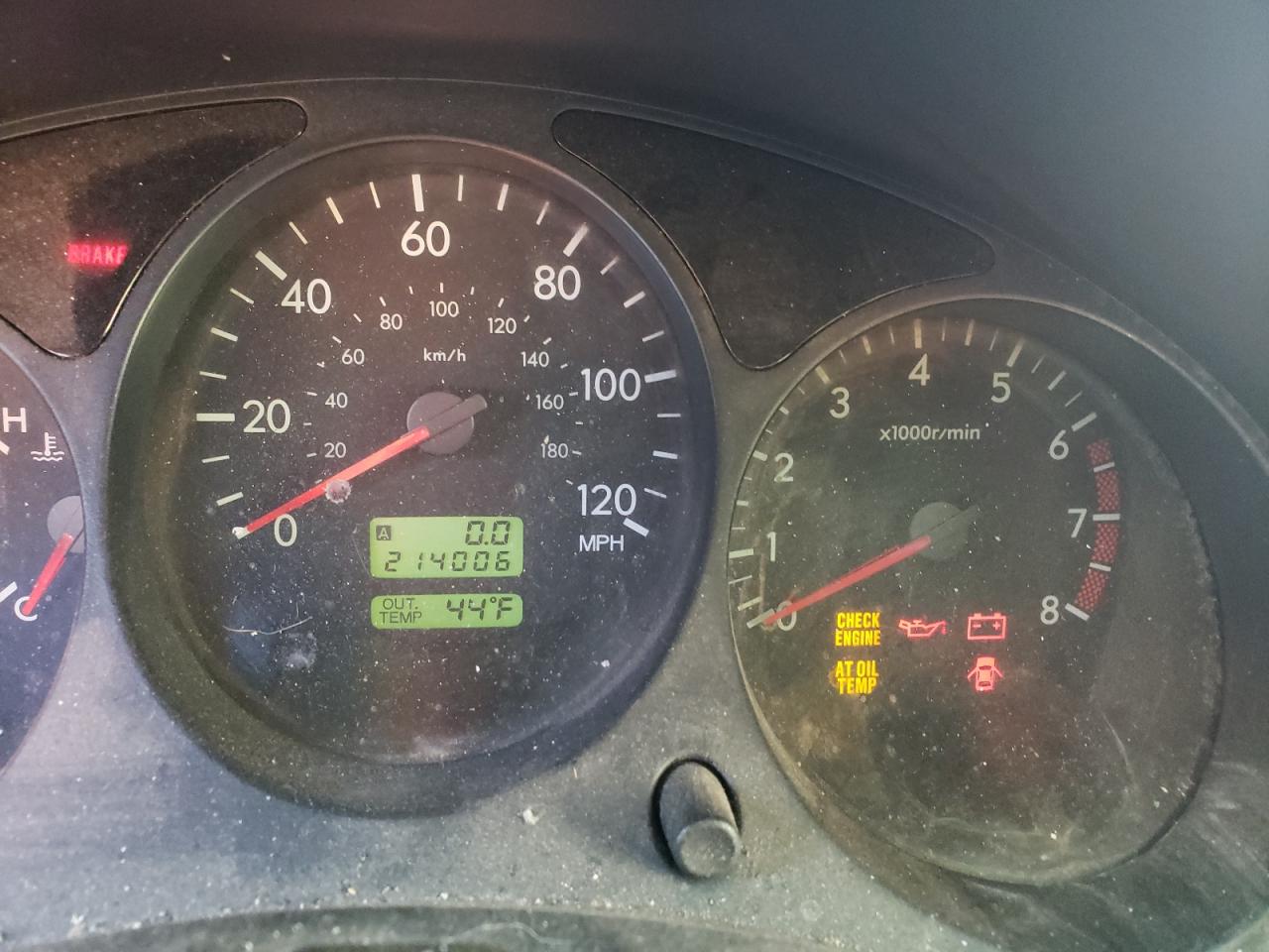 Zdjęcie 8 z aukcji – 2004 SUBARU FORESTER 2 z VIN JF1SG63634H717898