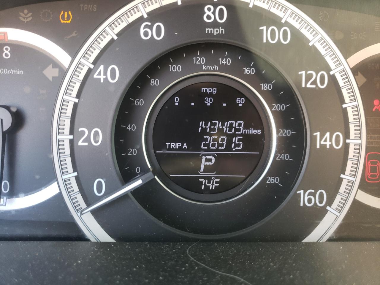 Photo 8 from auction – 2015 HONDA ACCORD EX with VIN 1HGCR2F74FA103025