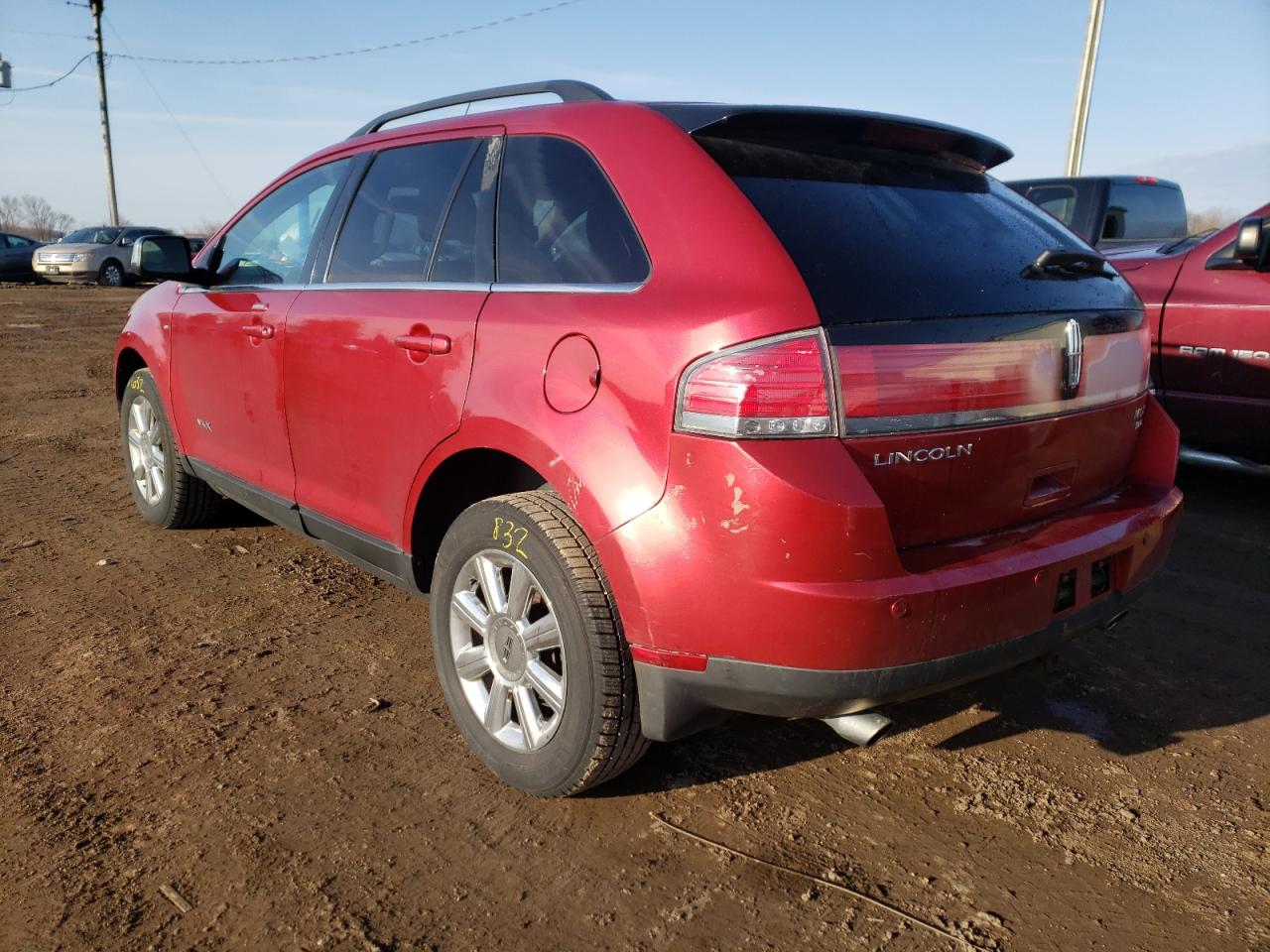 Photo 3 from auction – 2007 LINCOLN MKX with VIN 2LMDU88C47BJ07953