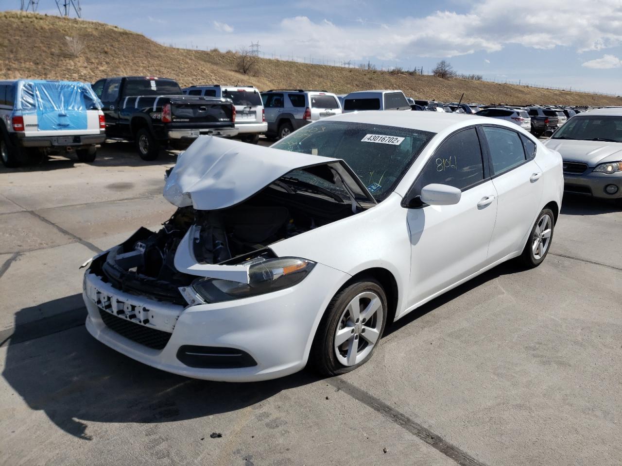 Photo 2 from auction – 2015 DODGE DART SXT with VIN 1C3CDFBB3FD158891