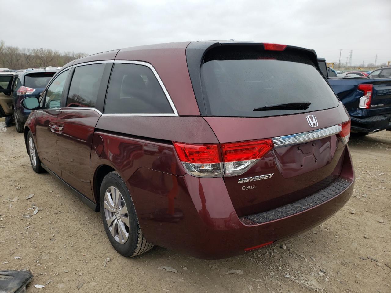 Photo 3 from auction – 2016 HONDA ODYSSEY EX with VIN 5FNRL5H67GB019466