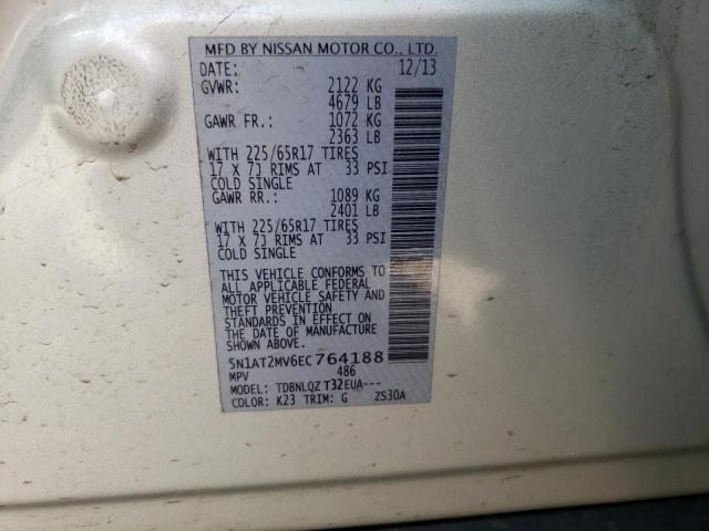 Photo 10 from auction – 2014 NISSAN ROGUE S with VIN 5N1AT2MV6EC764188