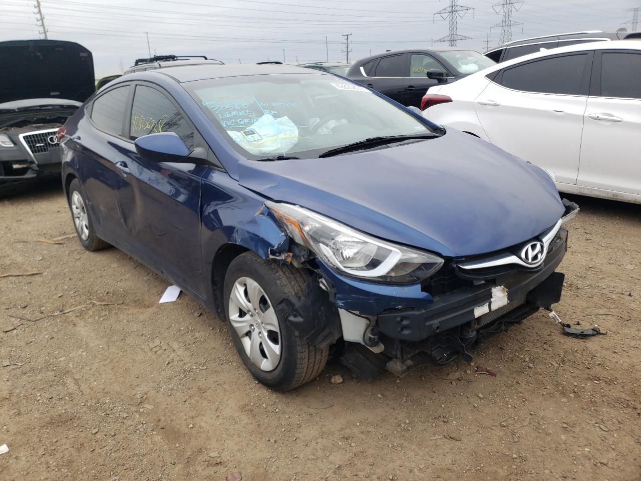 Photo 1 from auction – 2016 HYUNDAI ELANTRA SE with VIN 5NPDH4AEXGH668168