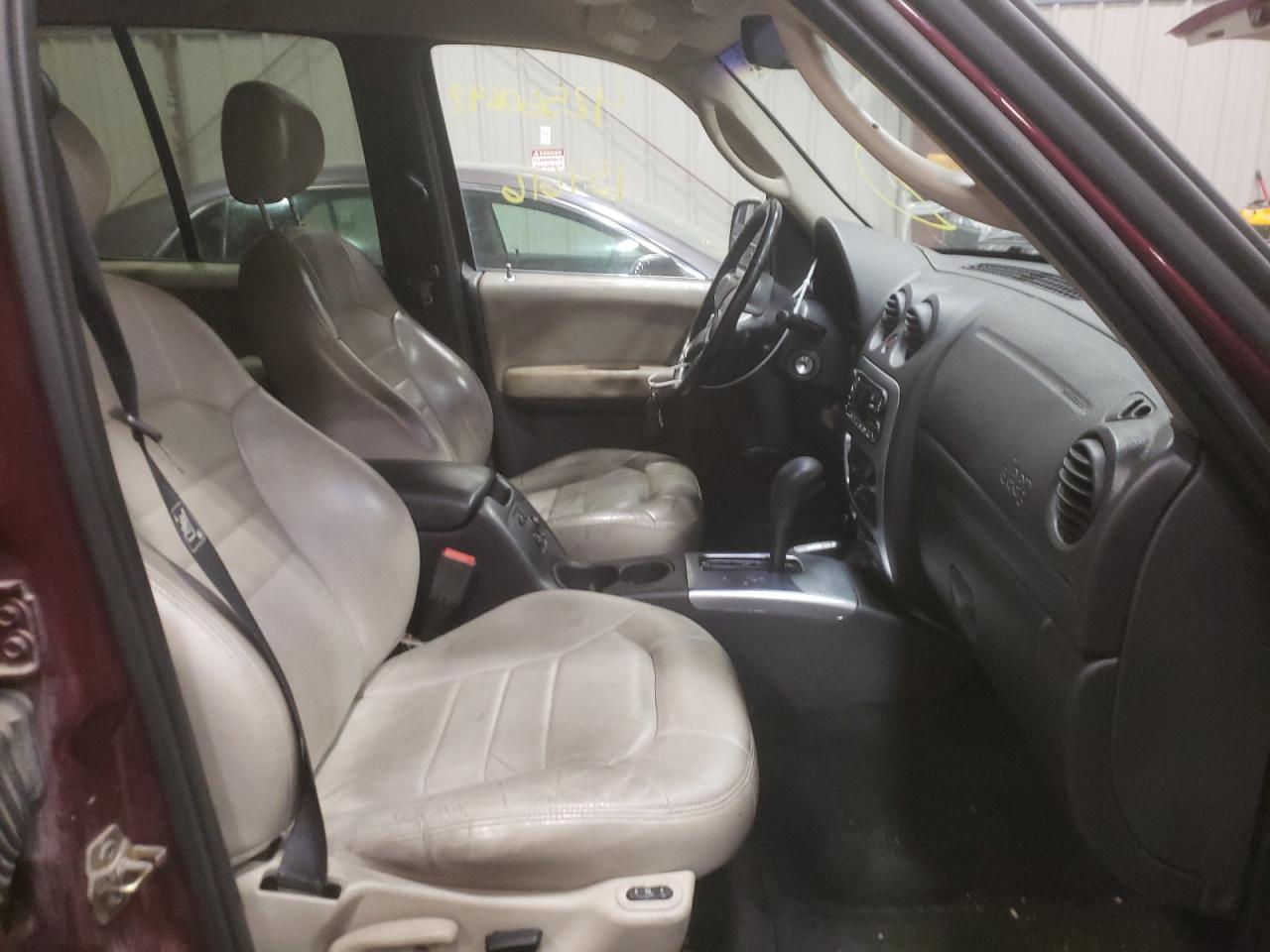 Photo 5 from auction – 2002 JEEP LIBERTY LI with VIN 1J4GL58K32W190606