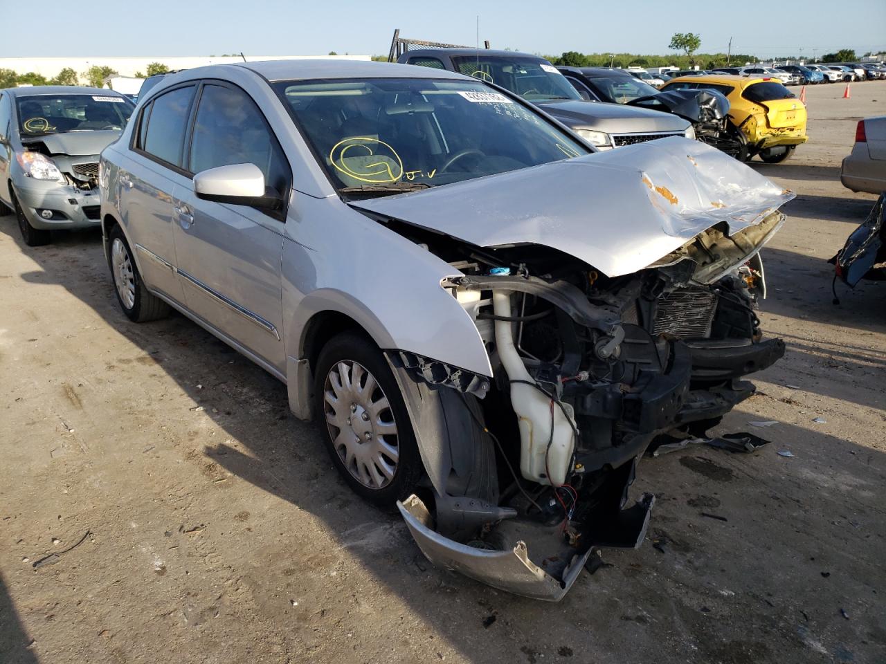 Photo 1 from auction – 2012 NISSAN SENTRA 2.0 with VIN 3N1AB6AP7CL678557