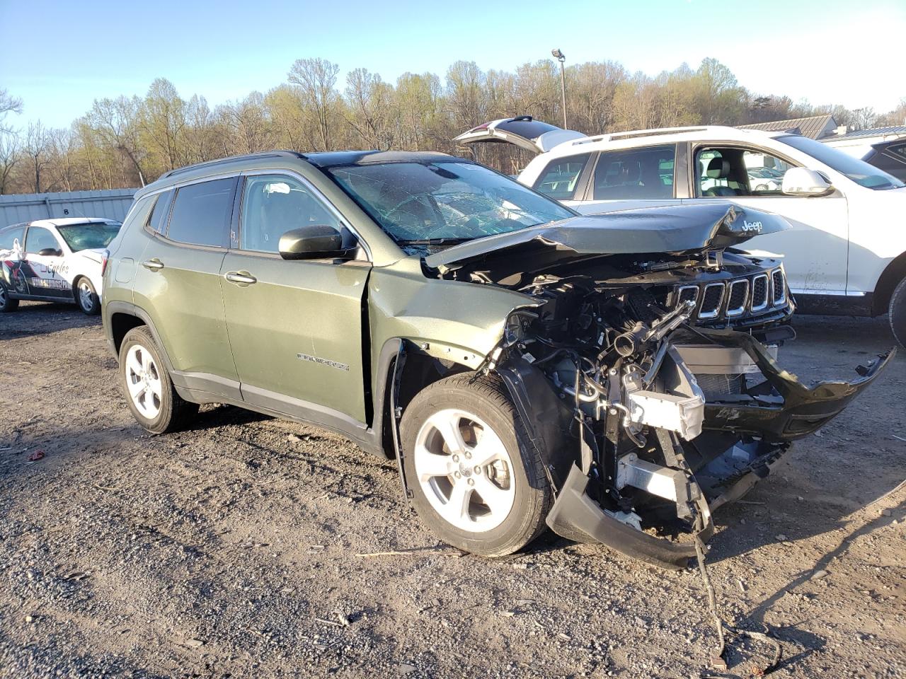 JEEP COMPASS LA 2021 with VIN 3C4NJDBB4MT562257 - Photo from auction