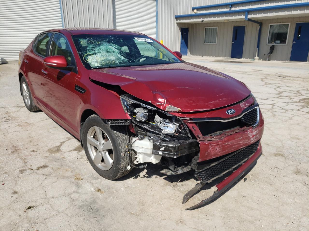 KIA OPTIMA LX 2015 with VIN 5XXGM4A79FG388777 - Photo from auction