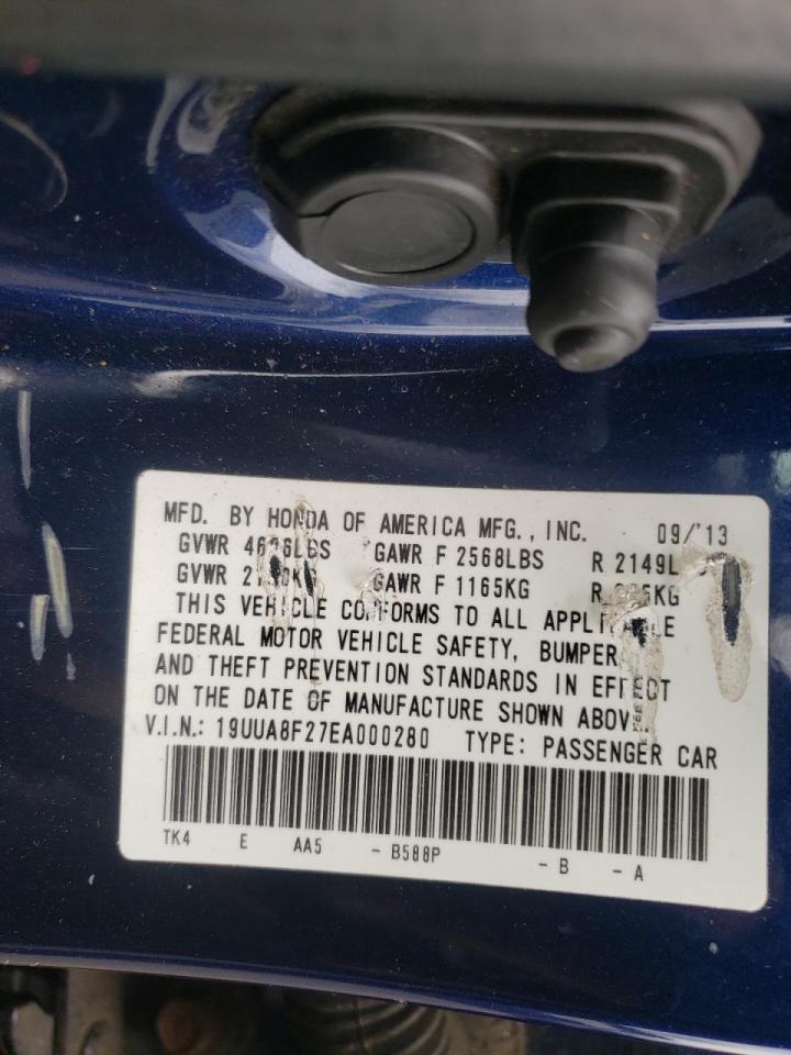 Photo 10 from auction – 2014 ACURA TL with VIN 19UUA8F27EA000280