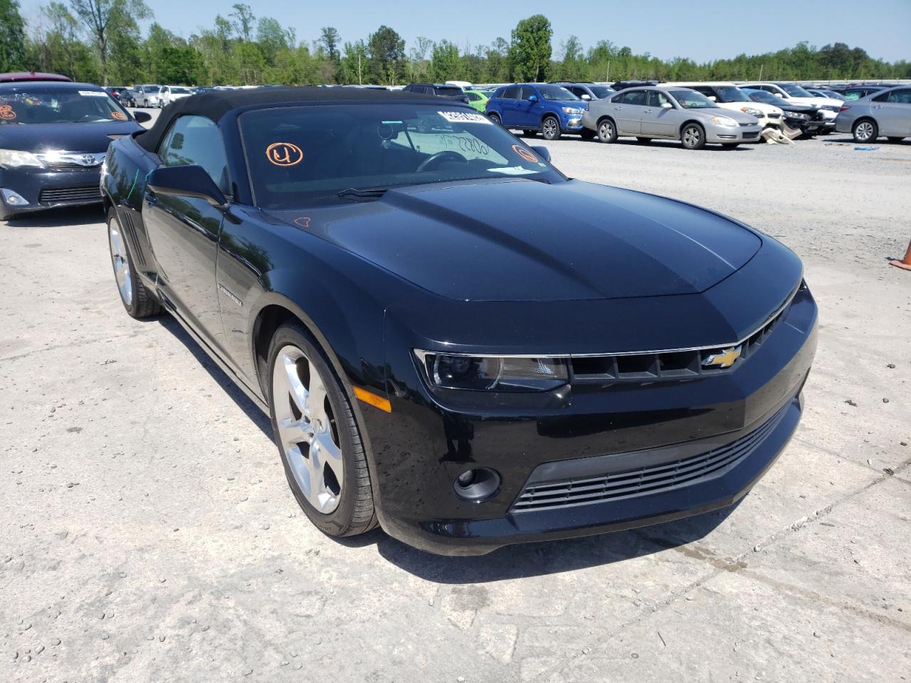 CHEVROLET CAMARO LT 2015 مع رقم تعريف المركبة 2G1FF3D34F9172005 - صورة من المزاد