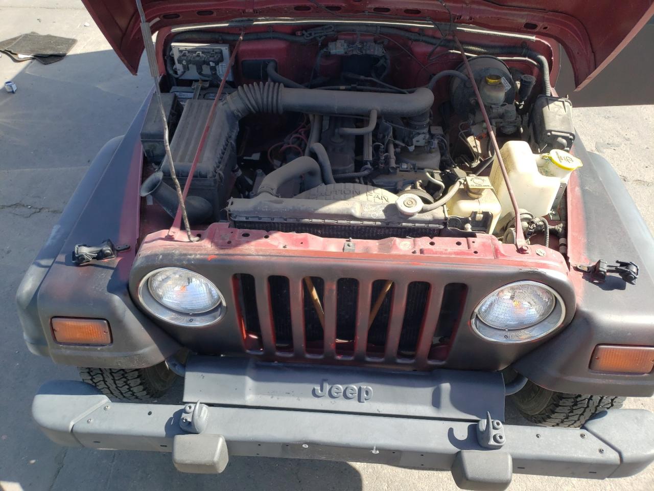 Photo 7 from auction – 1999 JEEP WRANGLER / with VIN 1J4FY19S2XP405558