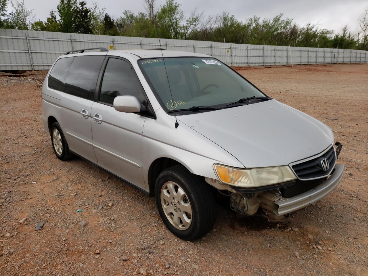 HONDA ODYSSEY EX 2003 with VIN 5FNRL18683B030981 - Photo from auction