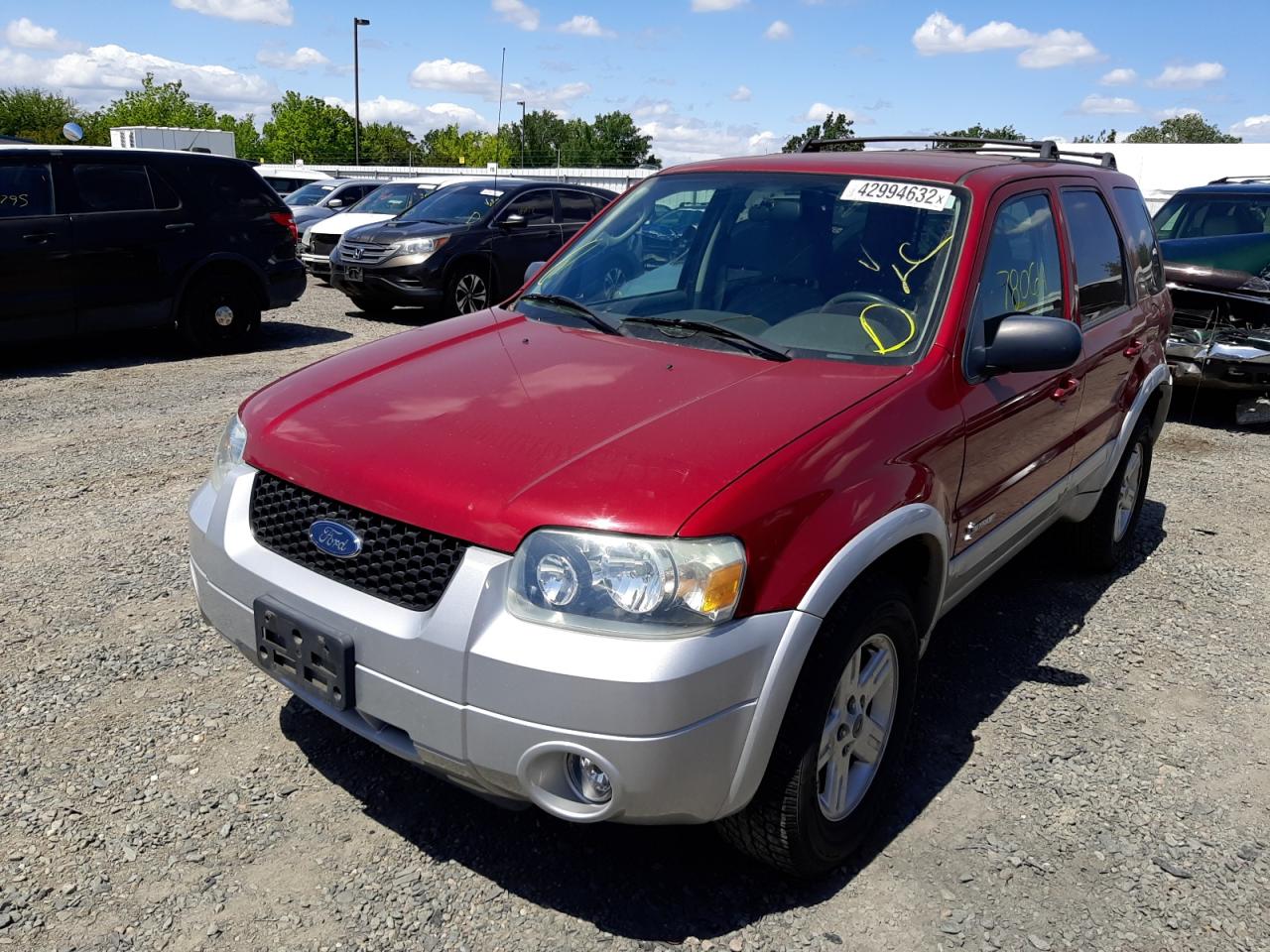 Photo 2 from auction – 2006 FORD ESCAPE HEV with VIN 1FMCU95H76KB79893