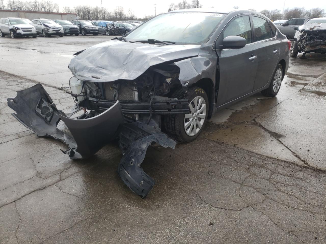 Photo 2 from auction – 2016 NISSAN SENTRA S with VIN 3N1AB7AP7GL670602