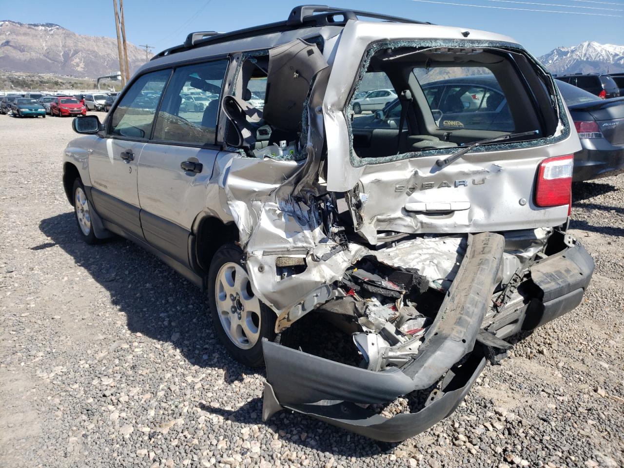 Photo 3 from auction – 2001 SUBARU FORESTER L with VIN JF1SF63501G713626