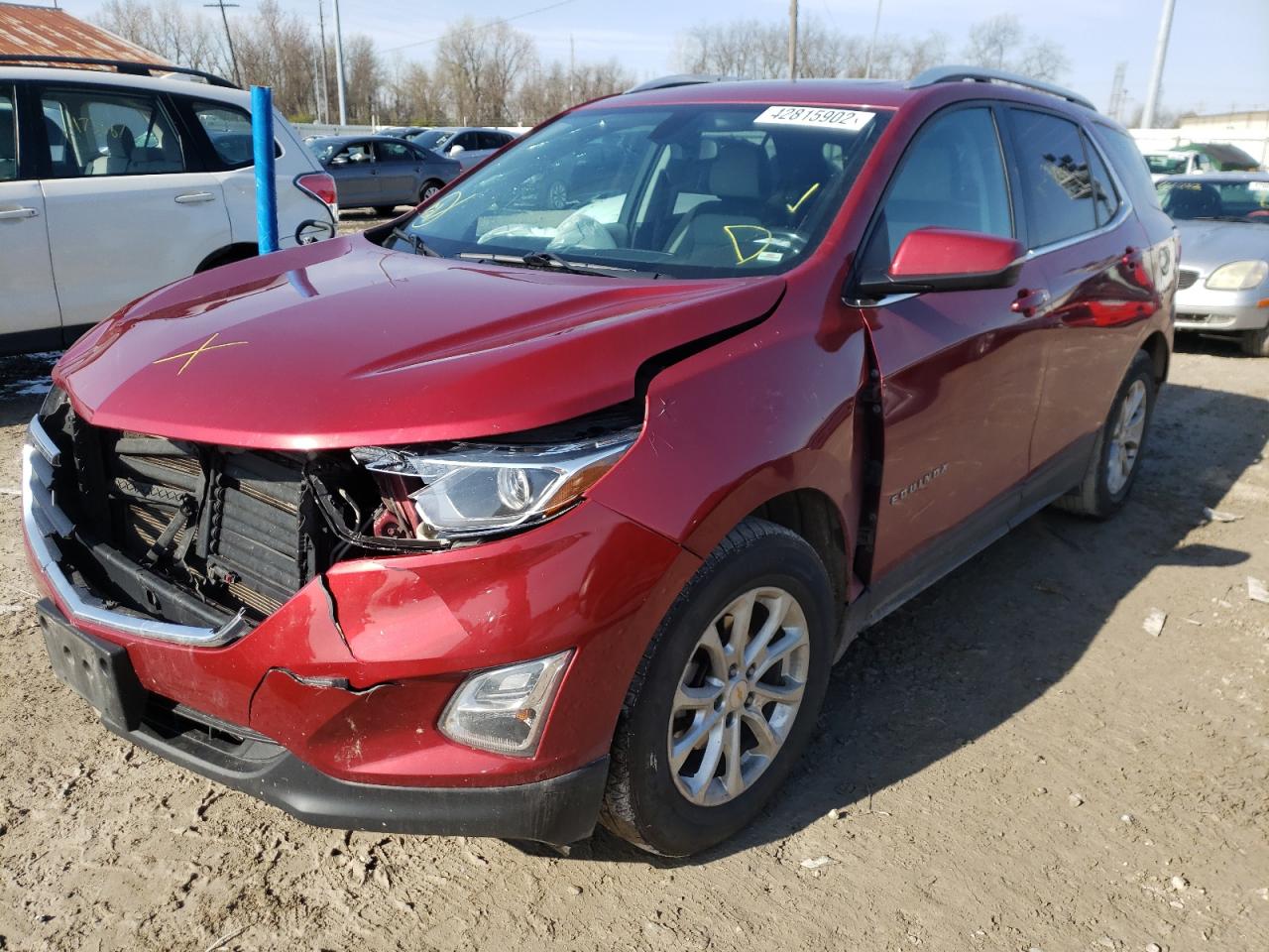 Photo 2 from auction – 2018 CHEVROLET EQUINOX LT with VIN 2GNAXJEV8J6249771
