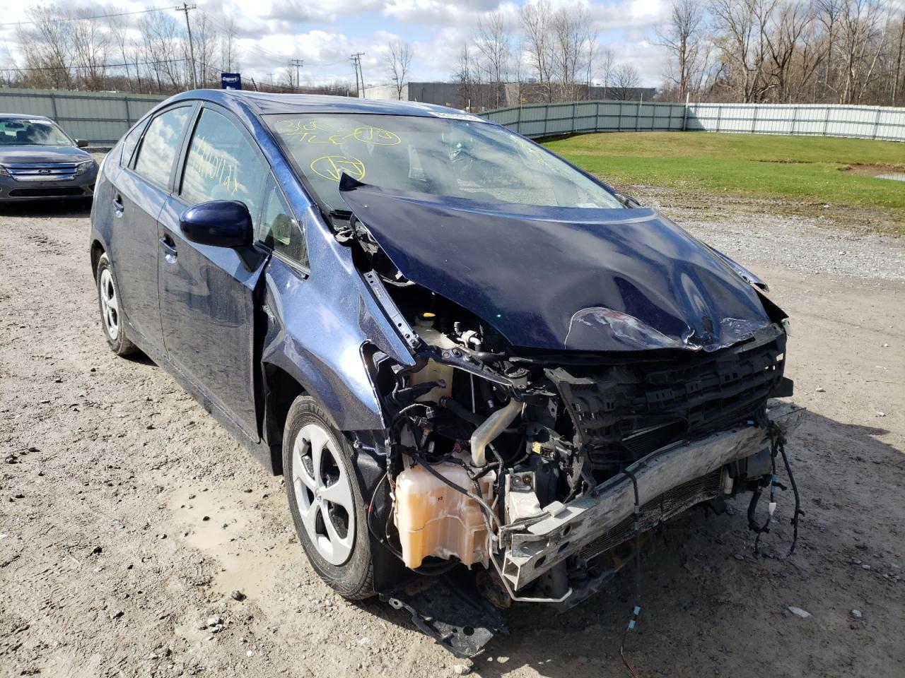 TOYOTA PRIUS 2012 with VIN JTDKN3DUXC1554332 - Photo from auction