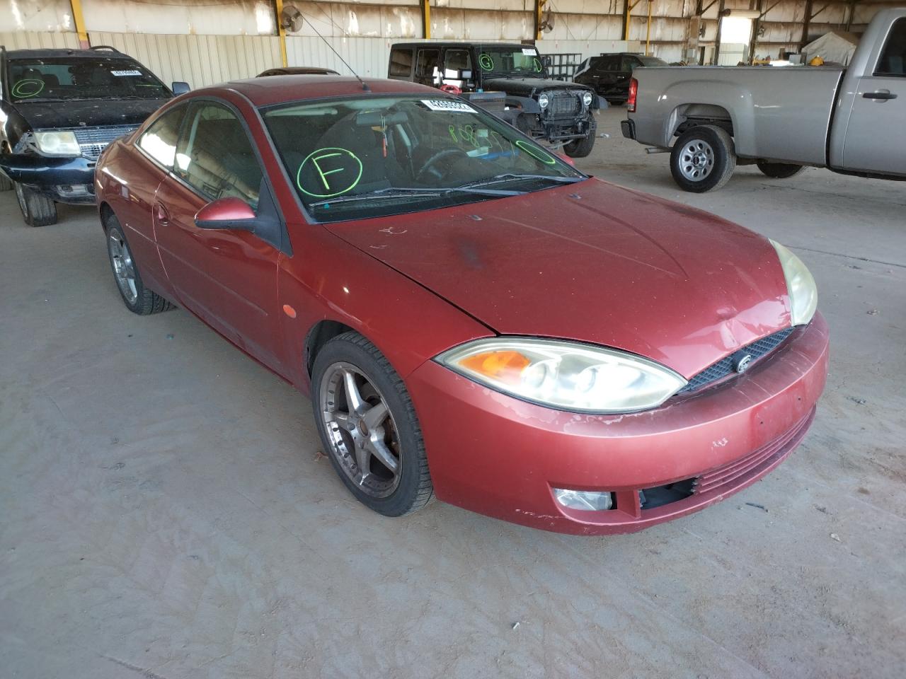 MERCURY COUGAR V6 2002 with VIN 1ZWFT61L725603474 - Photo from auction