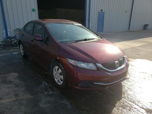 HONDA CIVIC LX 2013 with VIN 19XFB2F59DE068720 - Photo from auction