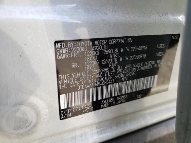 Photo 10 from auction – 2021 TOYOTA VENZA LE with VIN JTEAAAAH4MJ085447